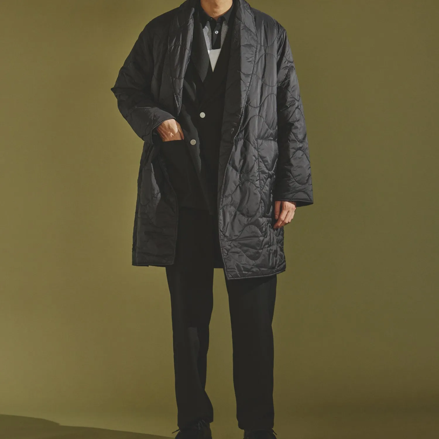 迷迭香 | マンネンロウ　Quilted shawl coat