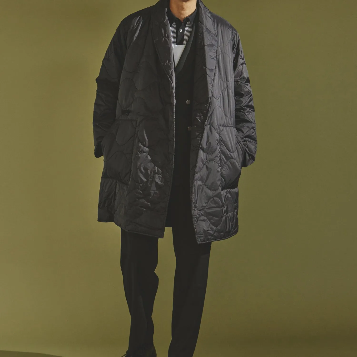 迷迭香 | マンネンロウ　Quilted shawl coat