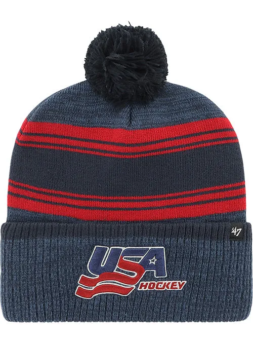 47 Brand USA Hockey Fadeout Knit Beanie