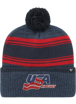 47 Brand USA Hockey Fadeout Knit Beanie
