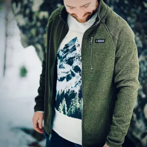 Alpine Knit Full Zip Jacket w / Rooted In The Mountains Label