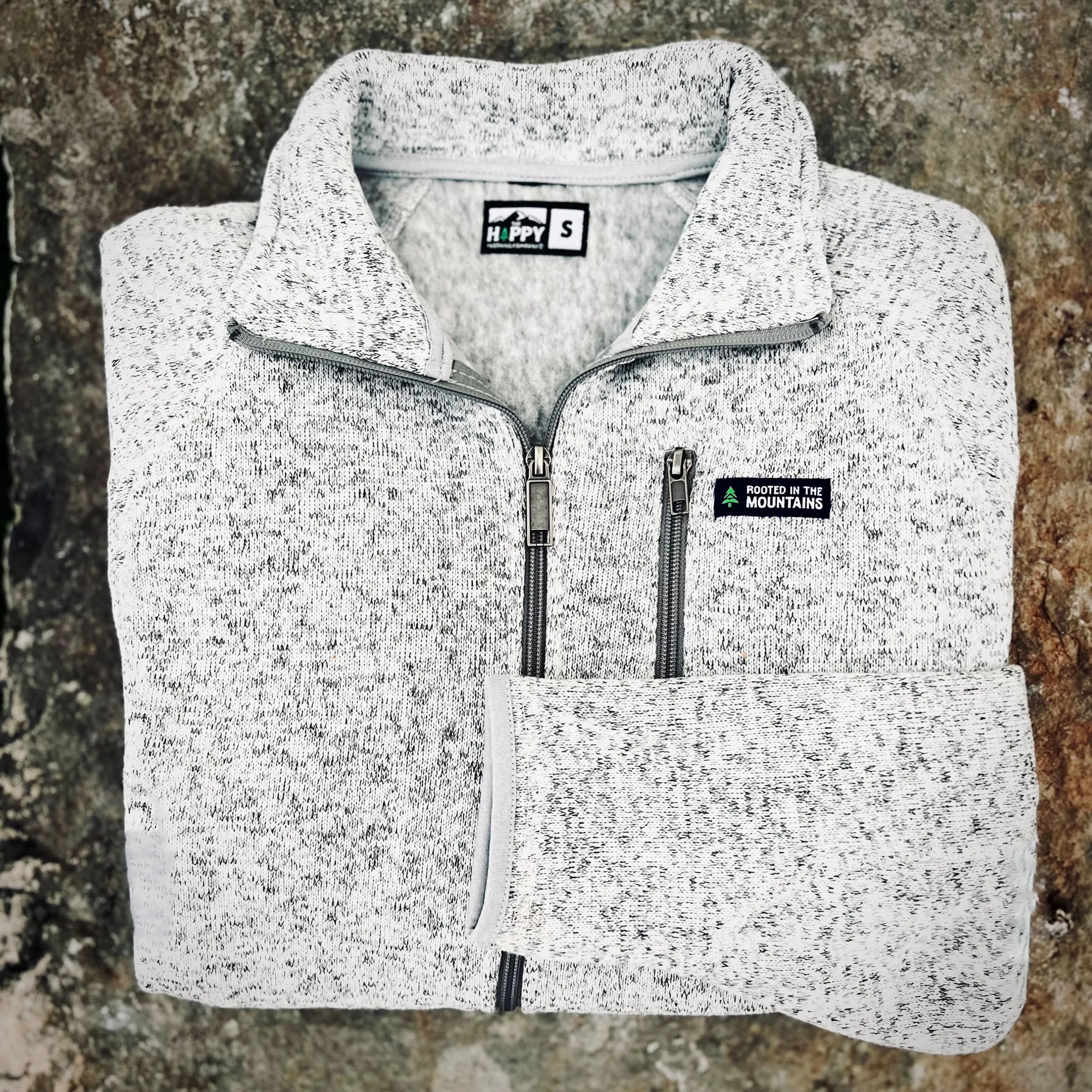 Alpine Knit Full Zip Jacket w / Rooted In The Mountains Label