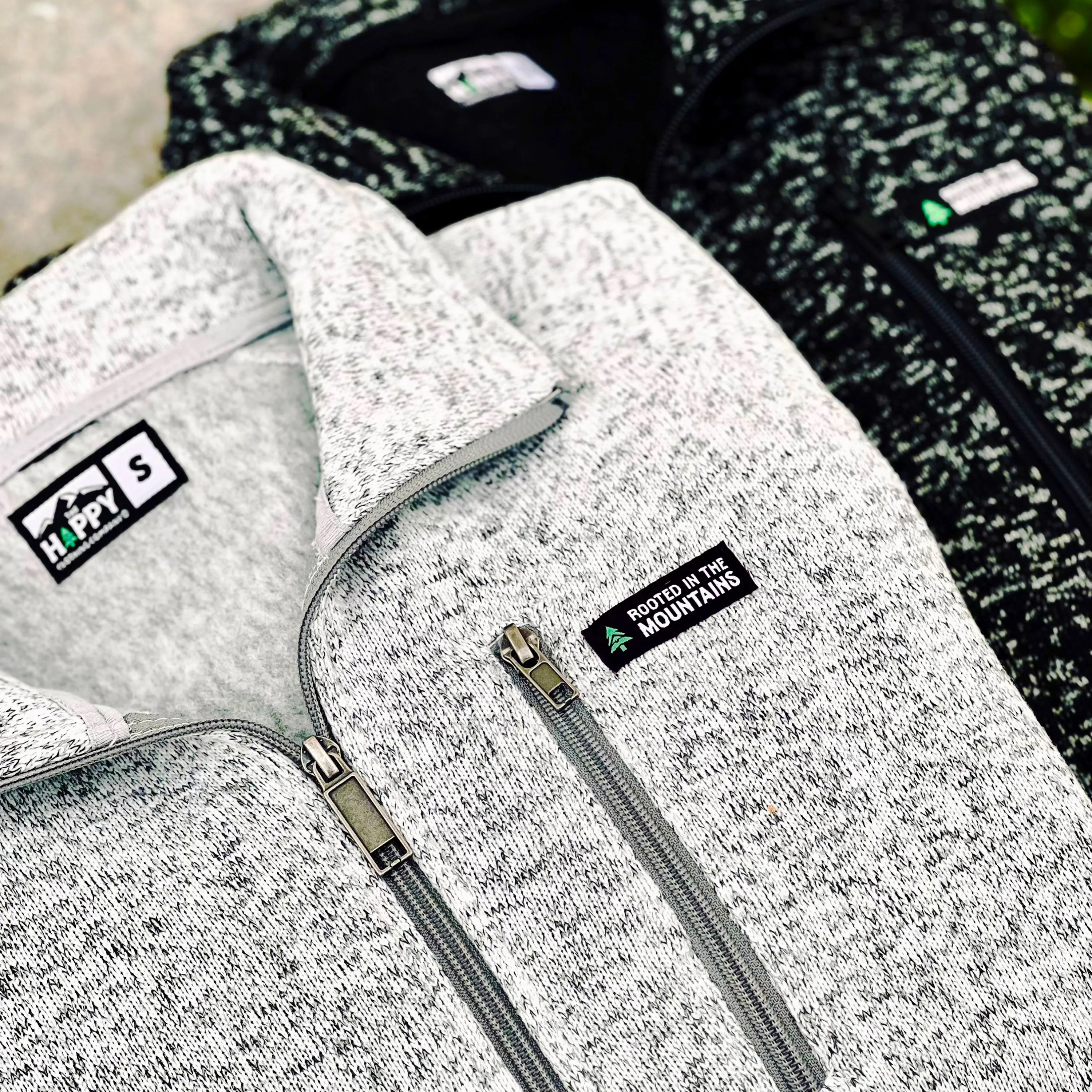Alpine Knit Full Zip Jacket w / Rooted In The Mountains Label