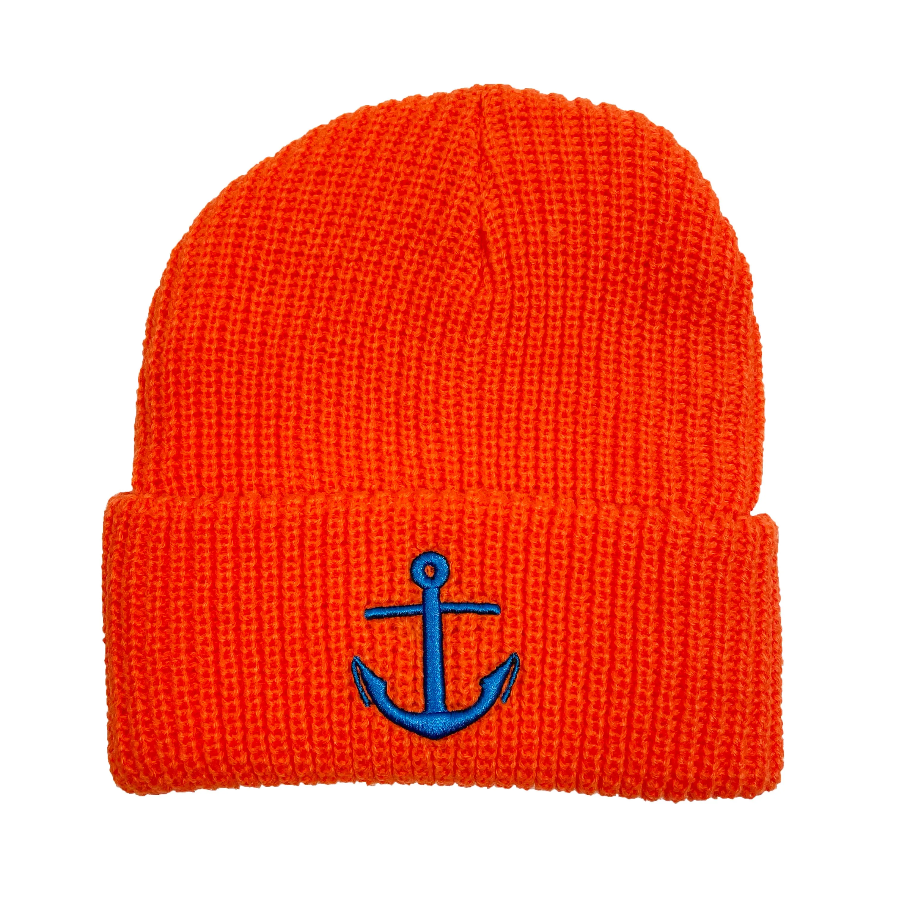 Anchor Beanie - Orange/Blue - RHC