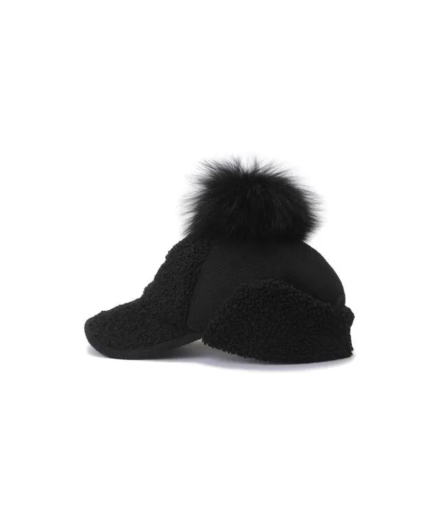 ANEW Golf: Women's Curly Ball Cap - Black