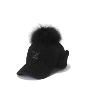 ANEW Golf: Women's Curly Ball Cap - Black