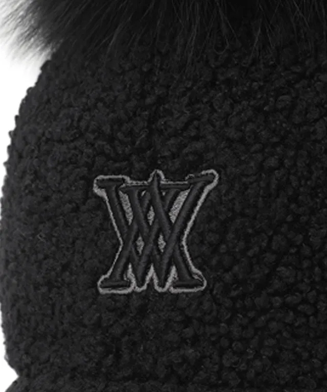 ANEW Golf: Women's Curly Ball Cap - Black