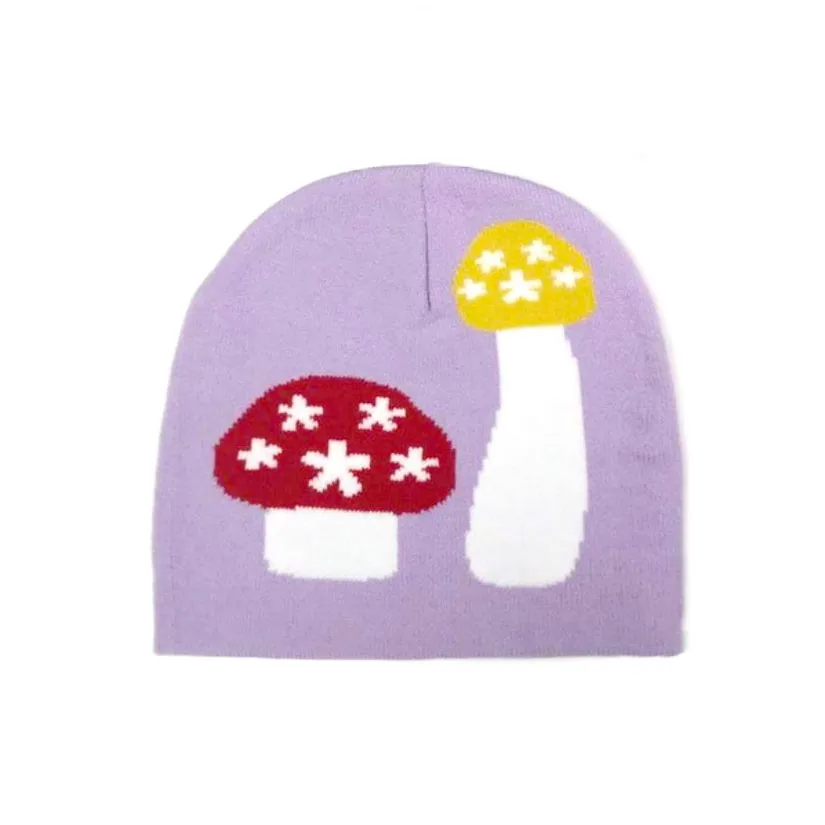 Baby Cow Beanie Lavender