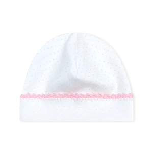 Baby Hat - Precious Pink Bitty Dot