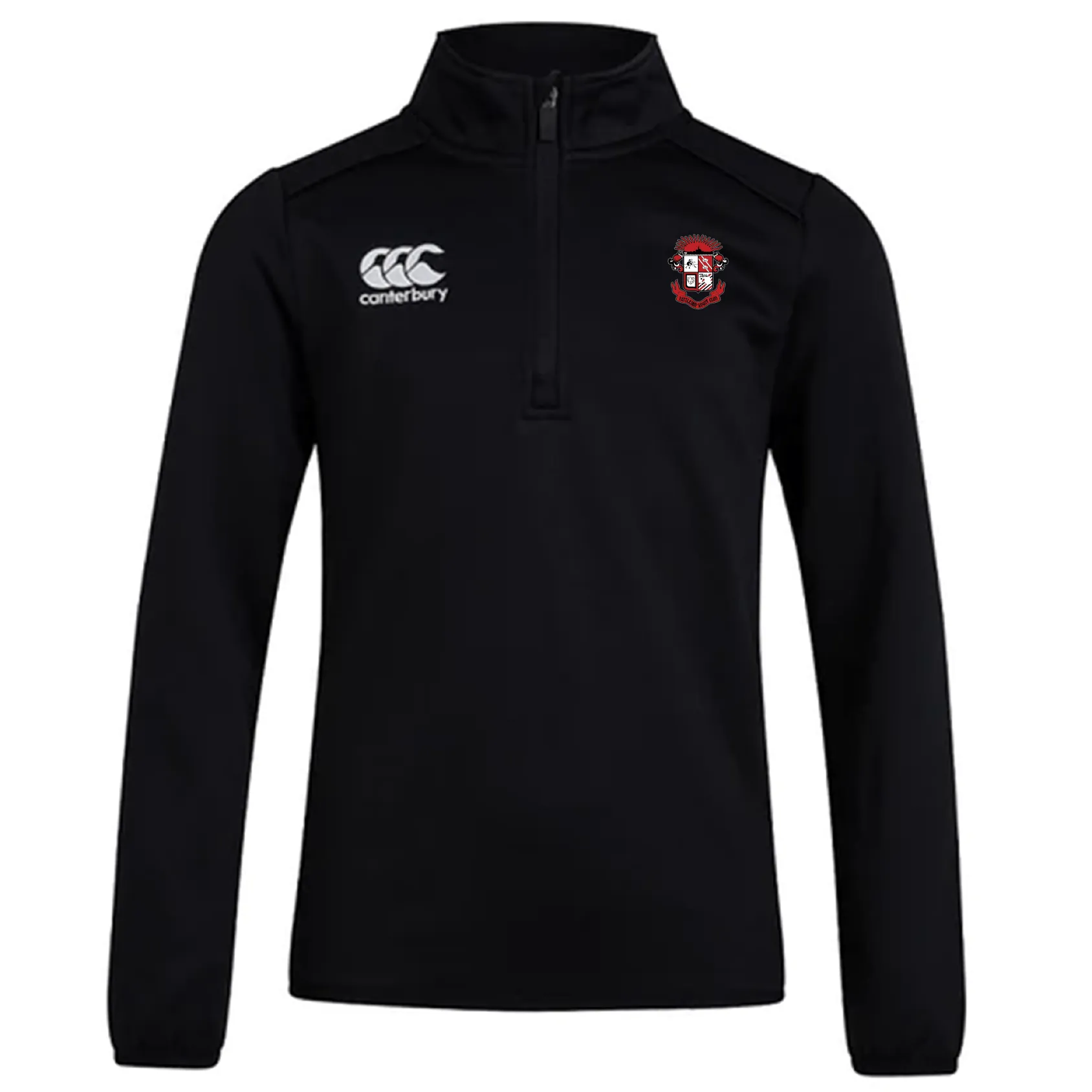 Battleship Rugby Club Club 1/4 Zip Mid Layer Training Top by Canterbury