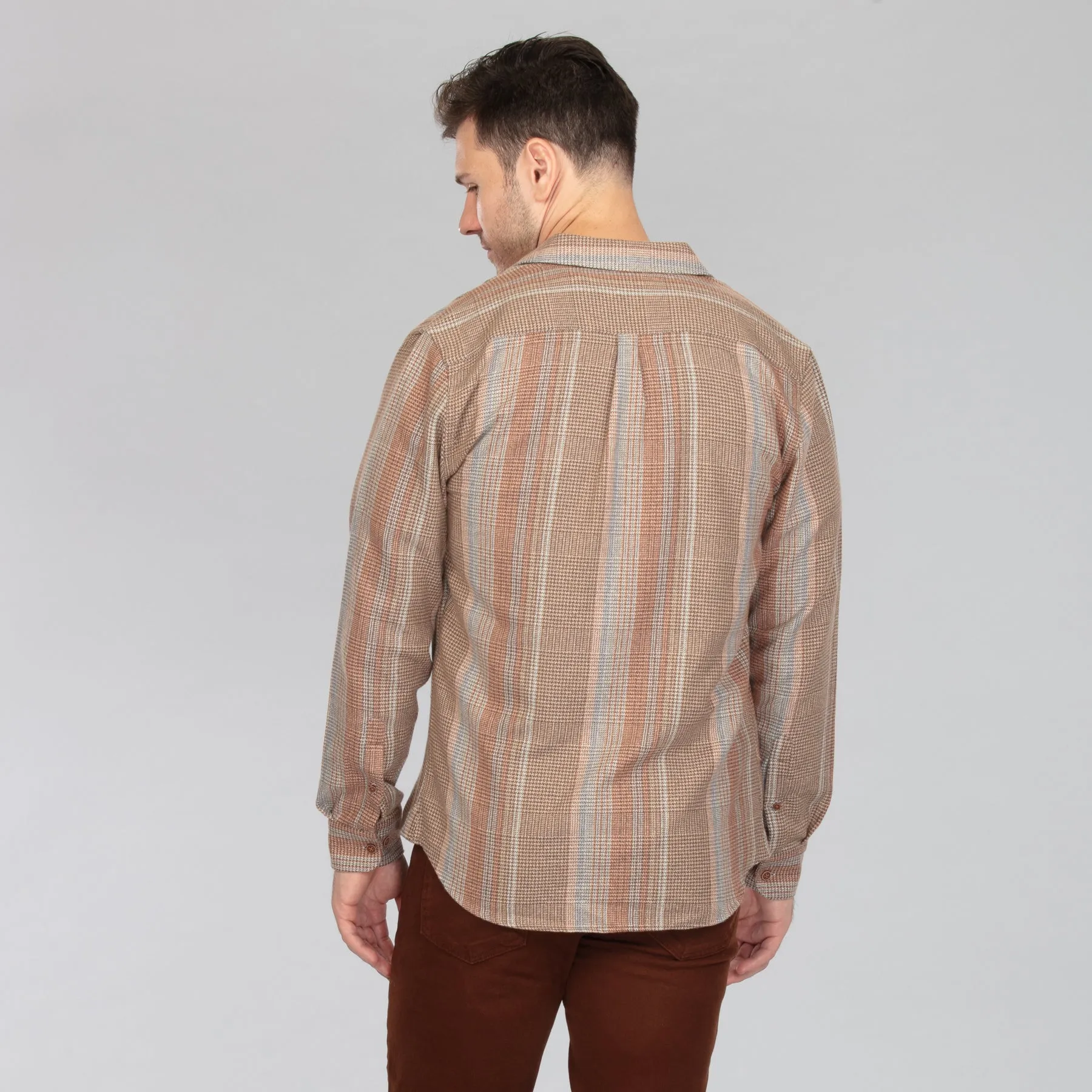 Beige Glen Check Flannel