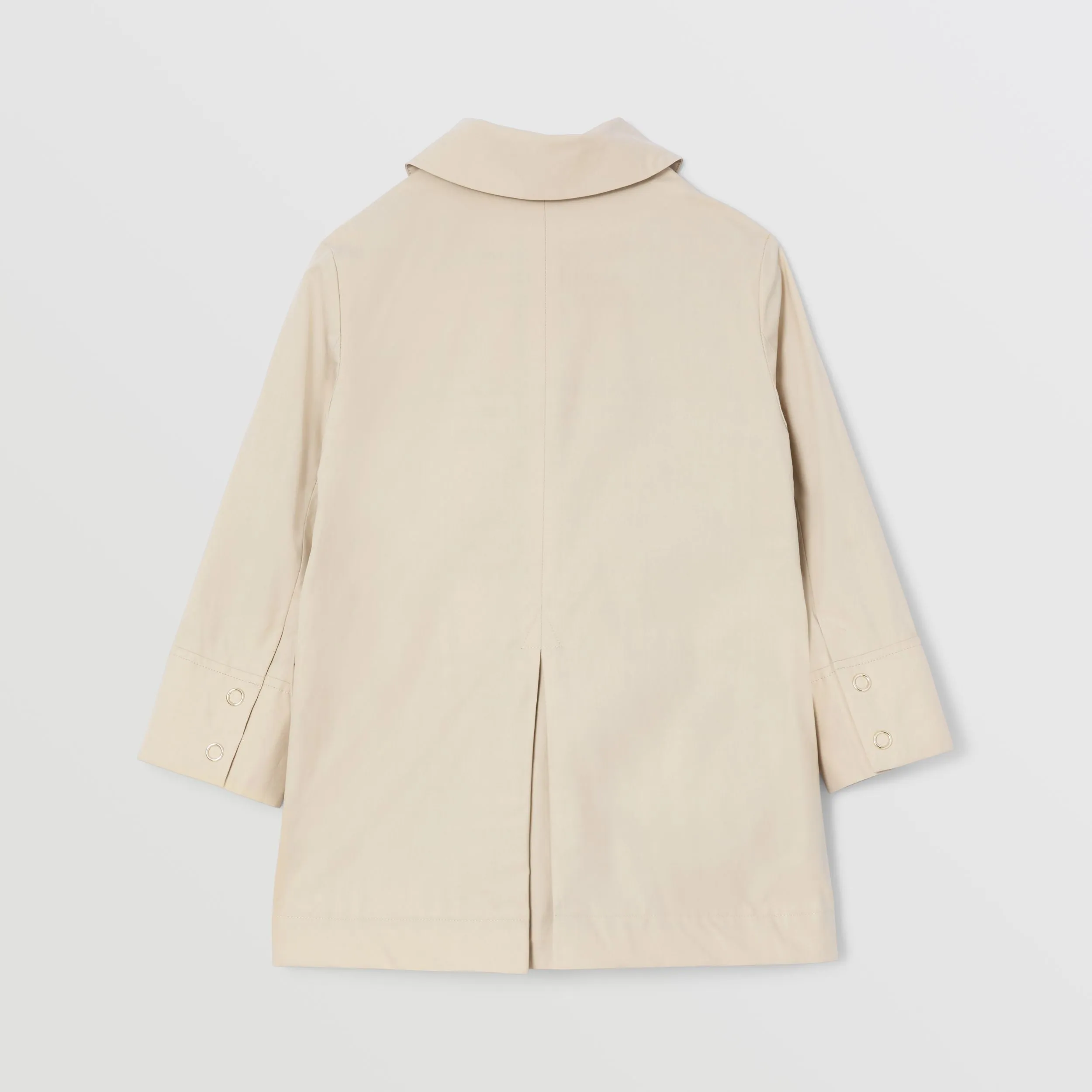 Burberry Detachable Hood Cotton Trench Coat
