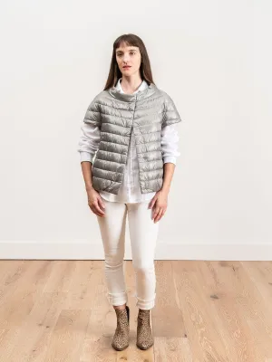 cap sleeve - silver