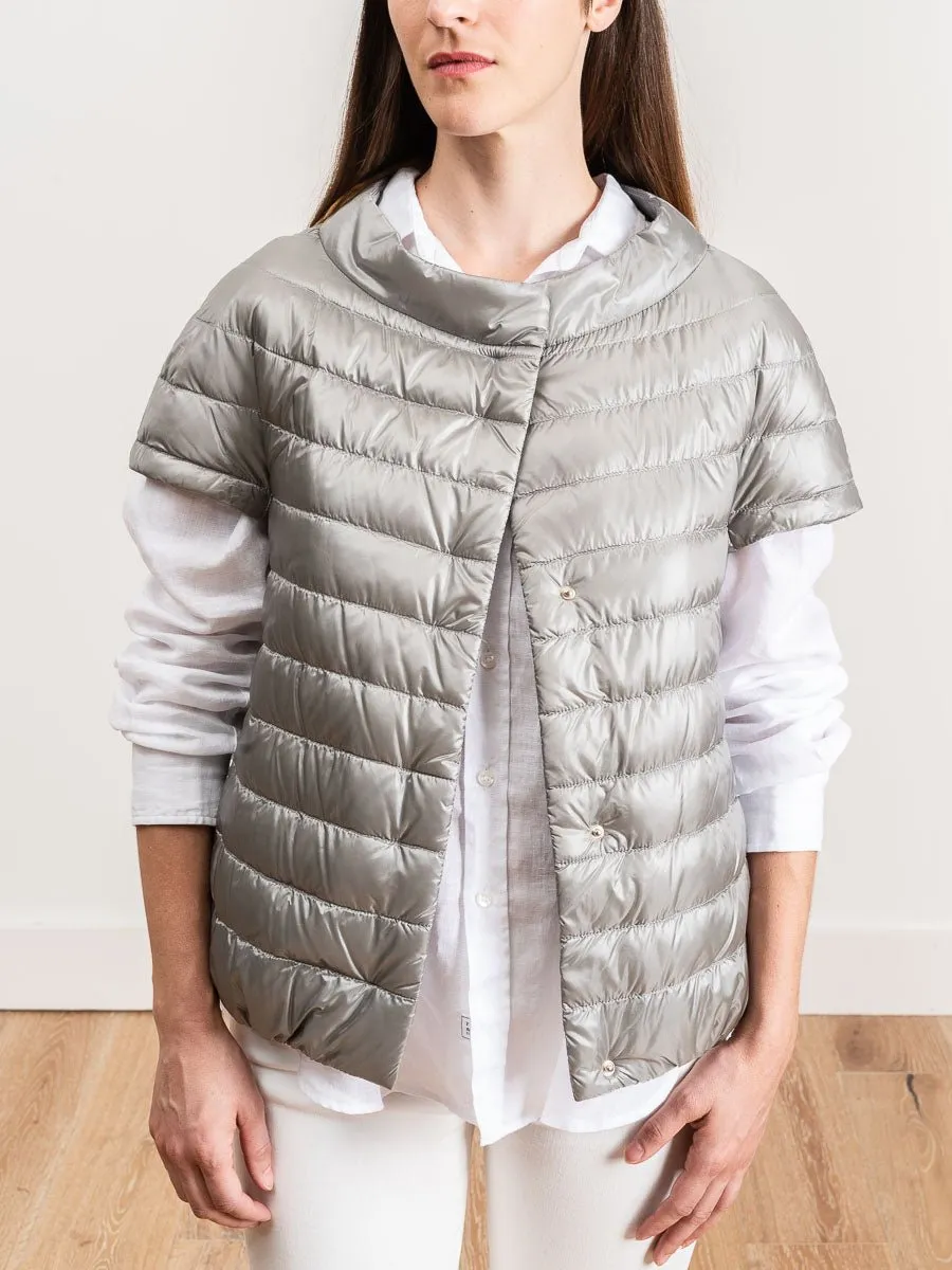 cap sleeve - silver