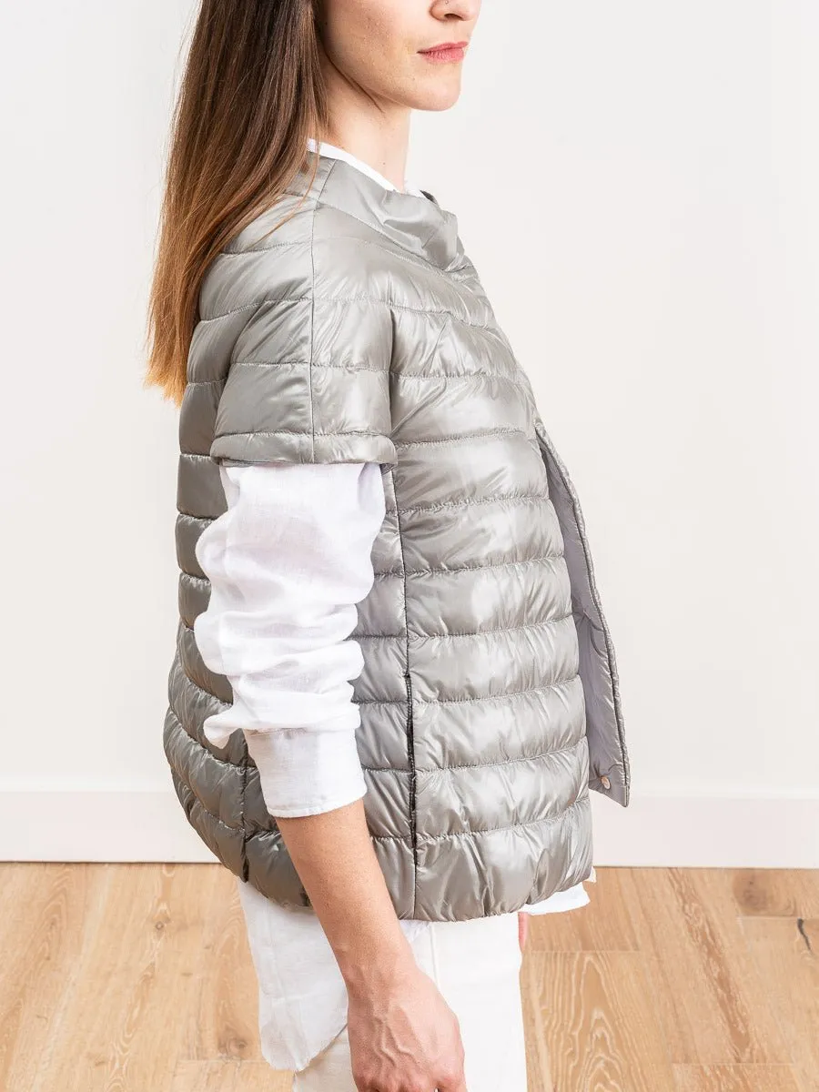 cap sleeve - silver