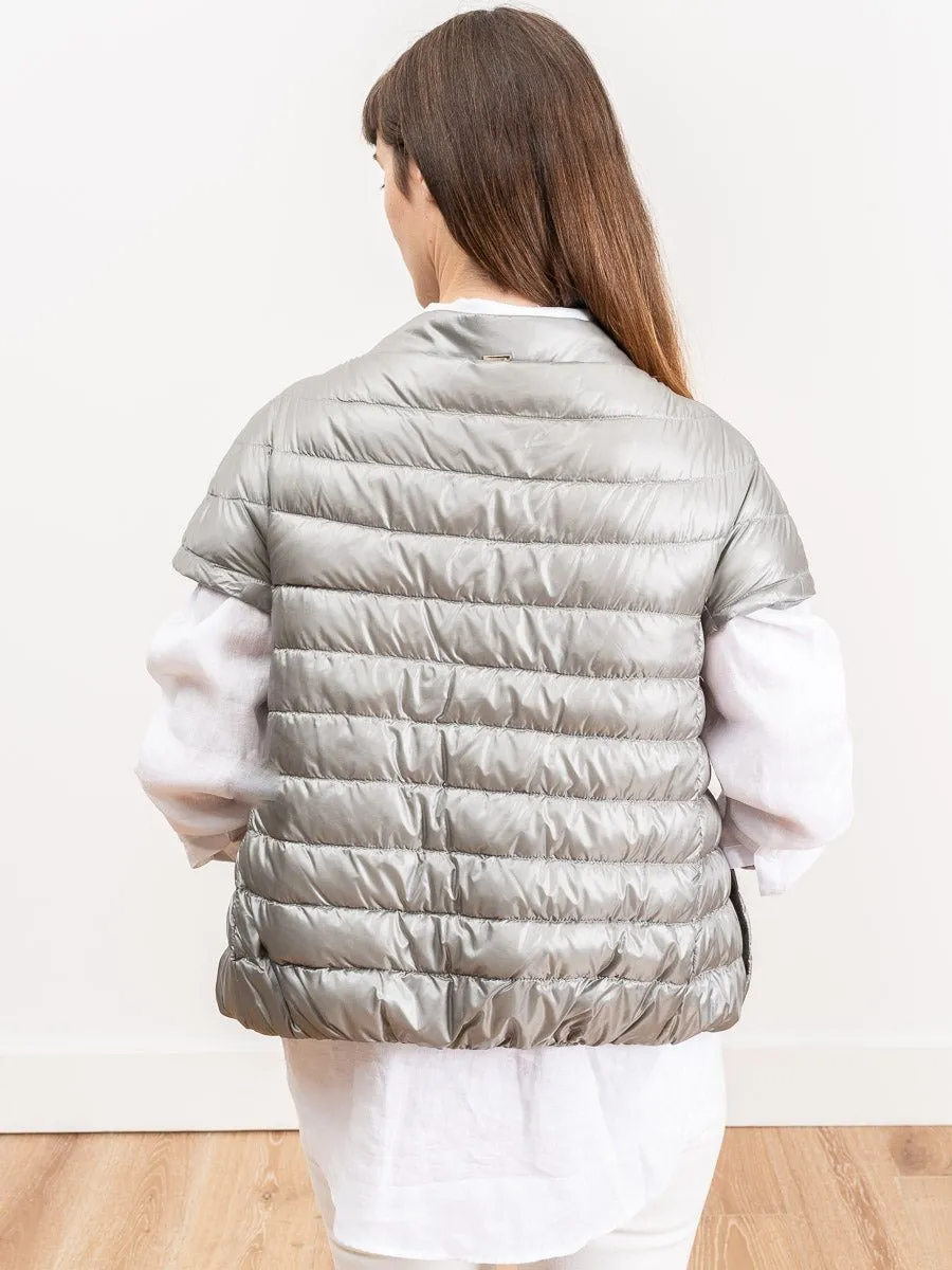 cap sleeve - silver