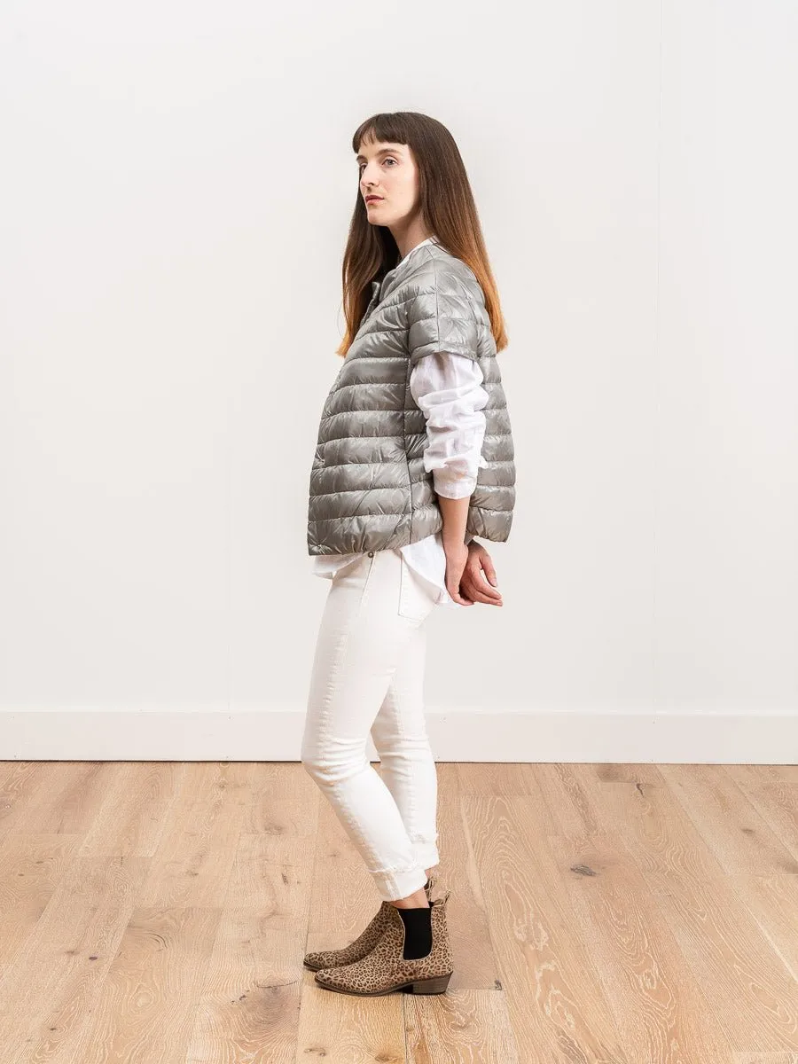 cap sleeve - silver