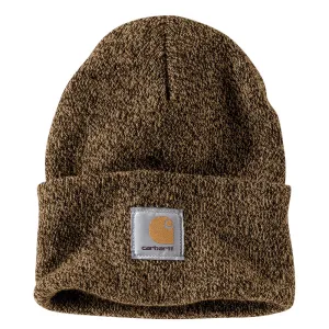 Carhartt Knit Cuff Beanie in Dark Brown | A18-247