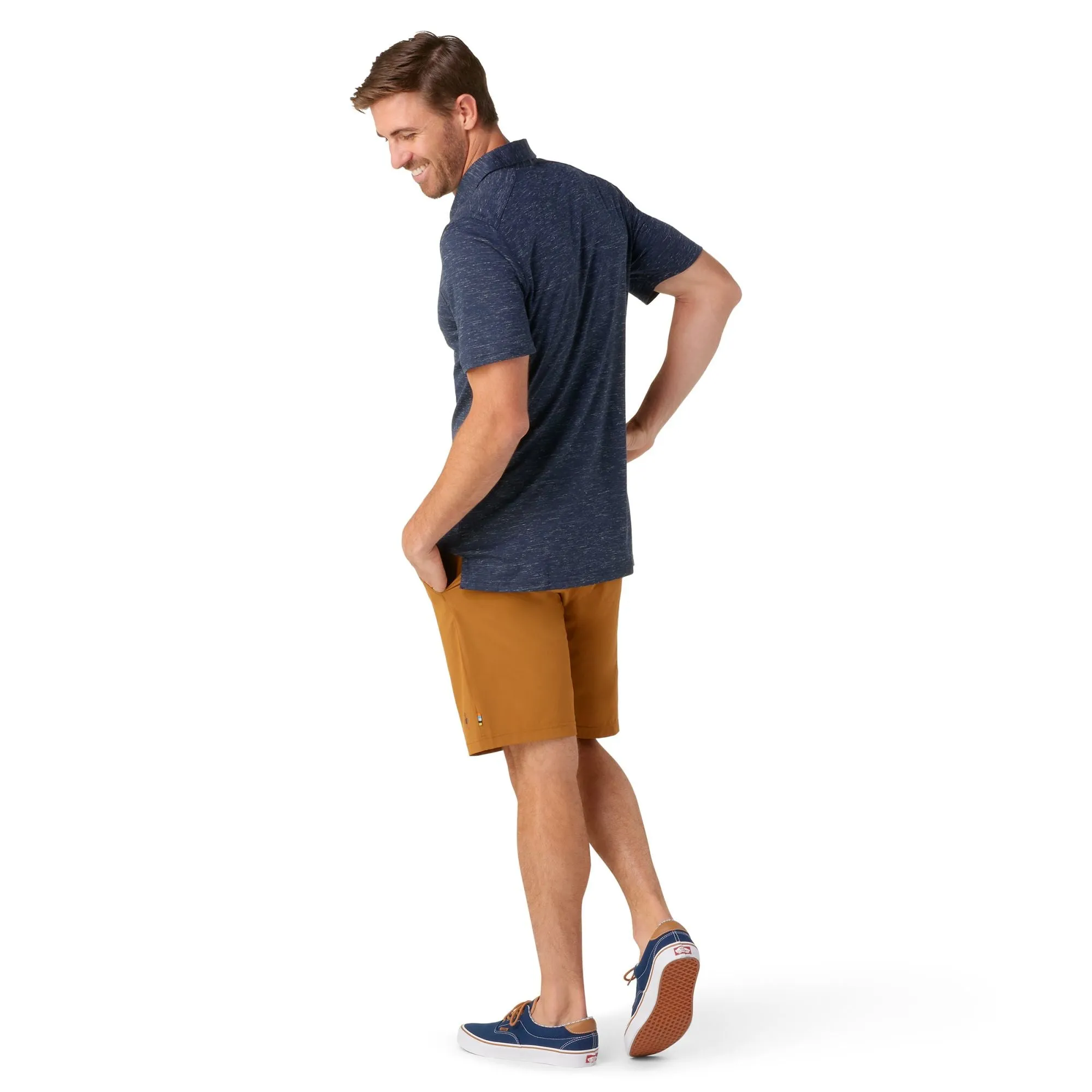 Chandail Smartwool Hemp Blend Polo Manches Courtes Hommes