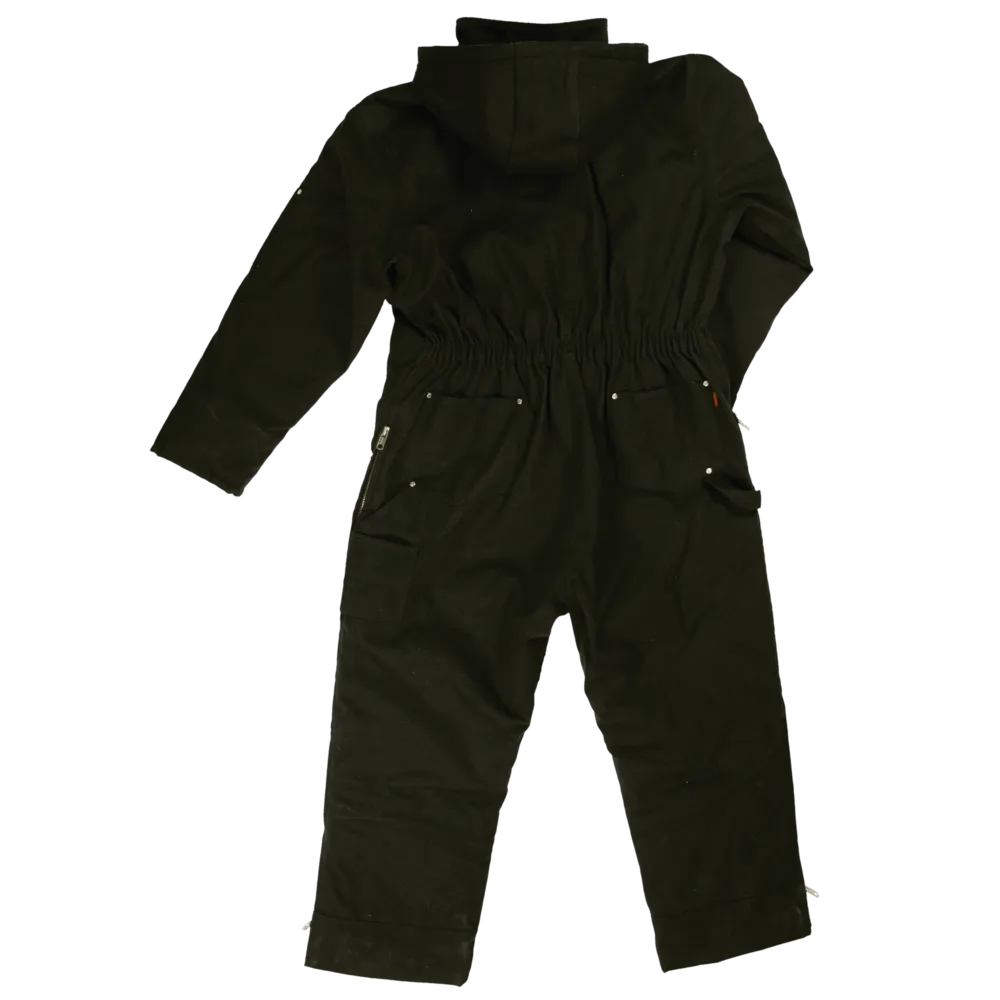 CLWC011-M-Black Coveralls Insulated Tough Duck