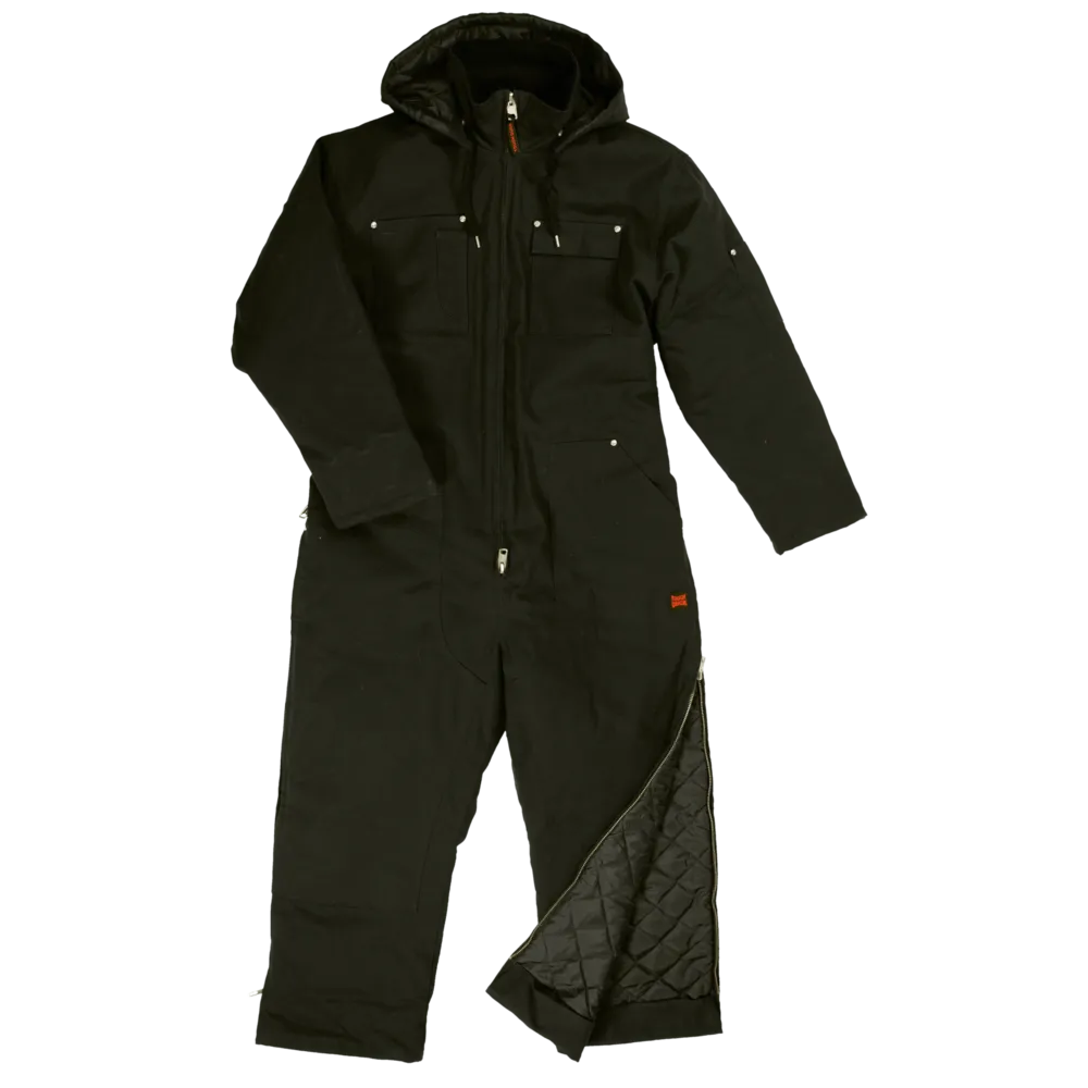 CLWC011-M-Black Coveralls Insulated Tough Duck