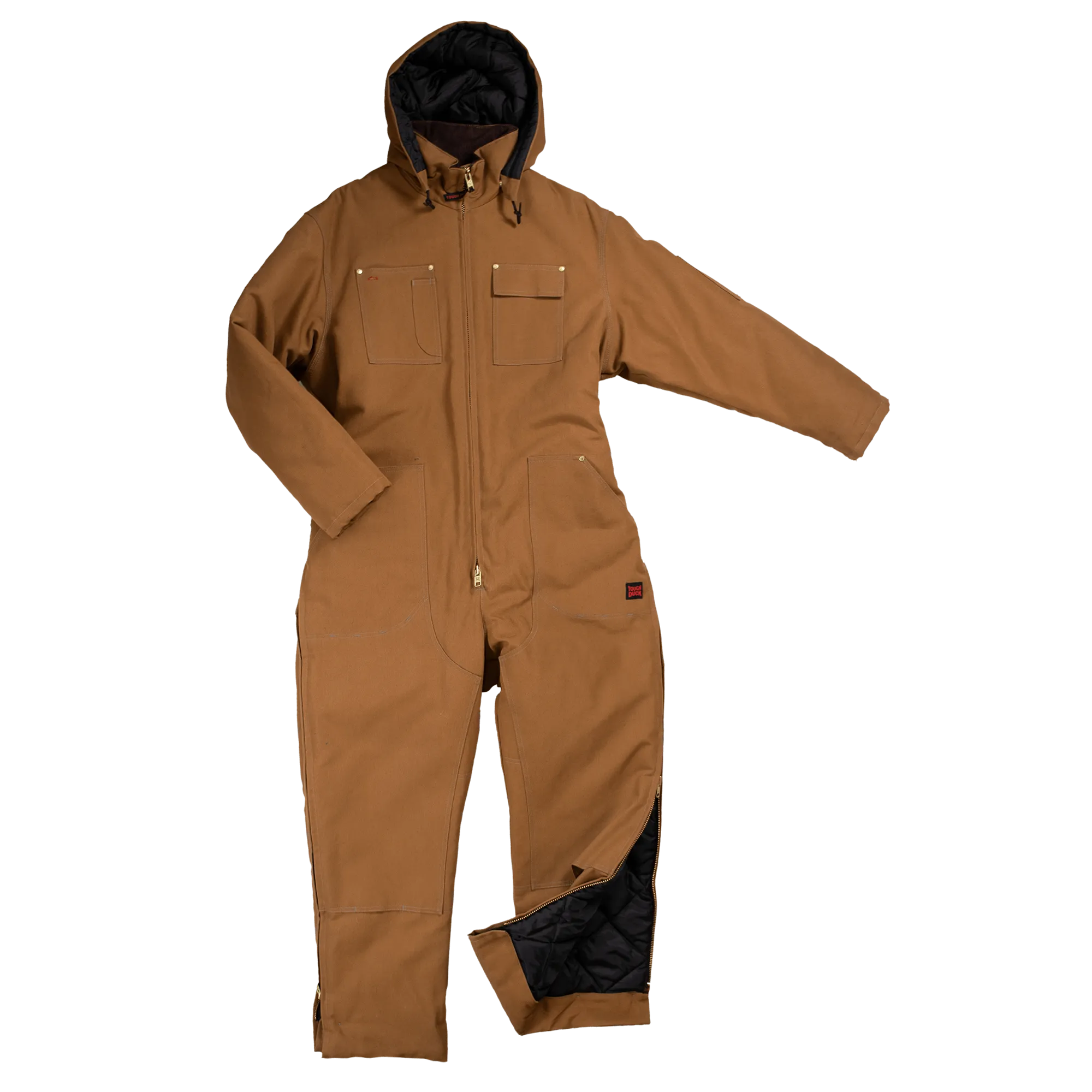CLWC011-S-Brown Coveralls Insulated Tough Duck
