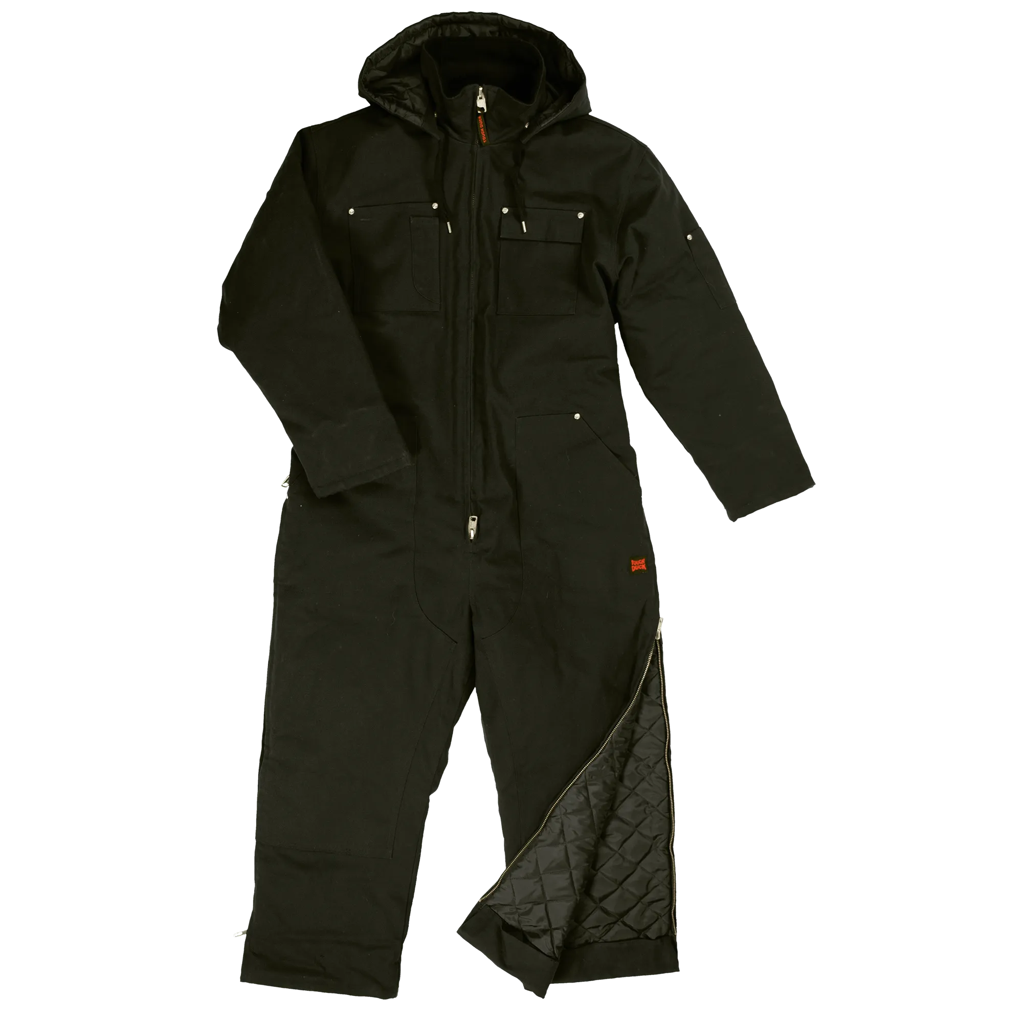 CLWC013-2XLT-Black Coveralls Insulated Tough Duck