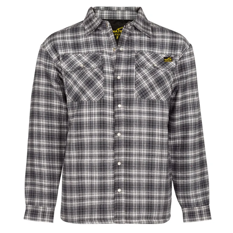 CLWK048-S-GryBl Nat's Padded Bush Jacket w/Snaps