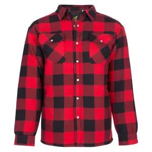 CLWK048-XS-LumberJk Nat's Padded Bush Jacket w/Snaps
