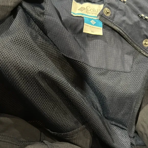 Columbia Pardon My Trench II Rain Jacket‎ New Size XL Navy
