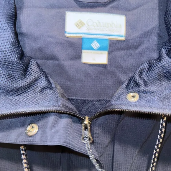 Columbia Pardon My Trench II Rain Jacket‎ New Size XL Navy