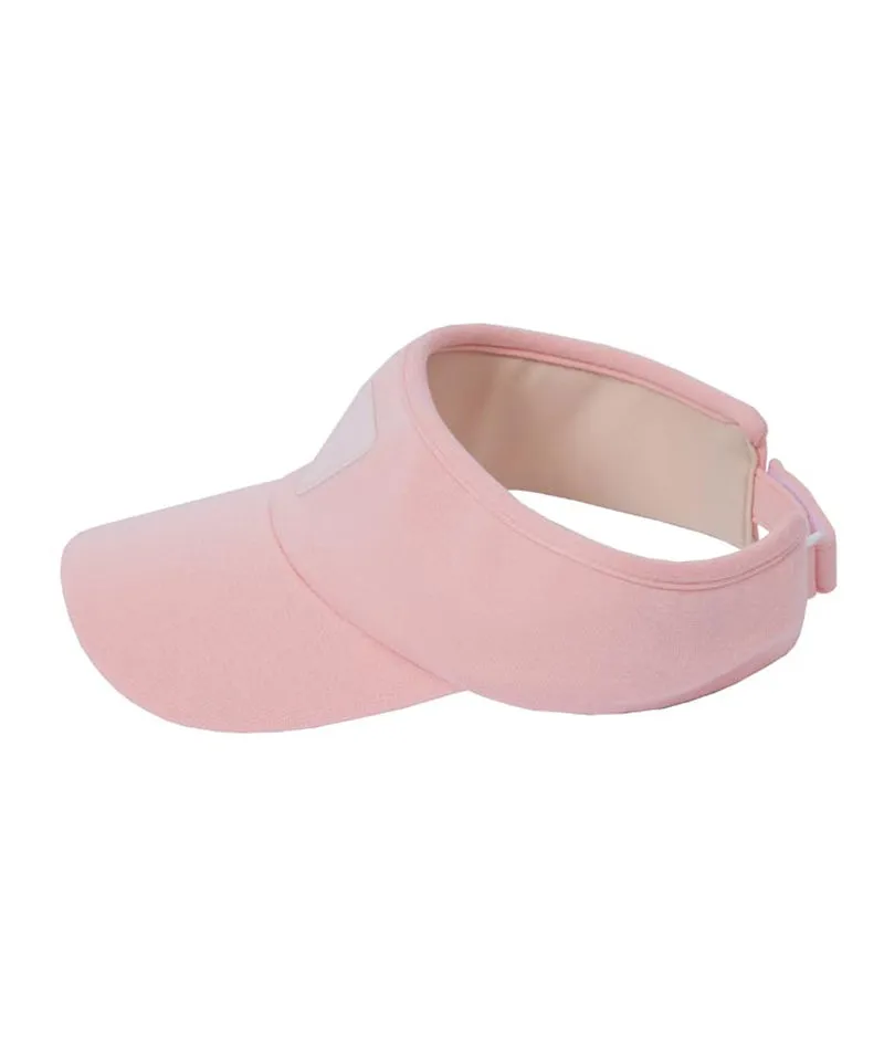 CREVE NINE: Ear-Shaped Fur Visor - Pink