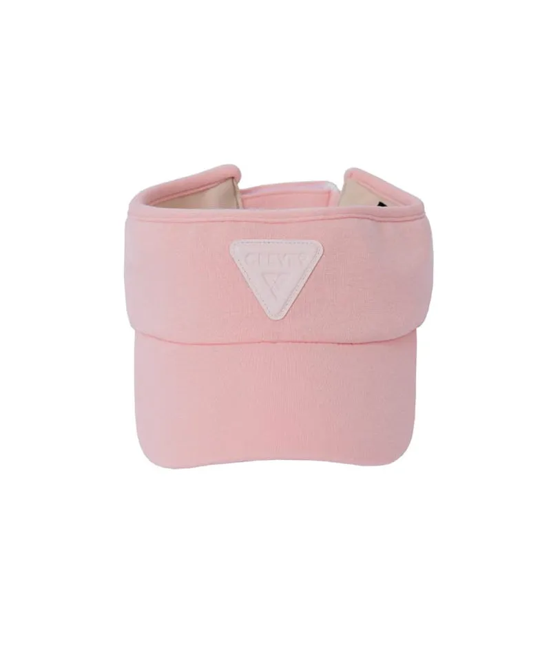 CREVE NINE: Ear-Shaped Fur Visor - Pink