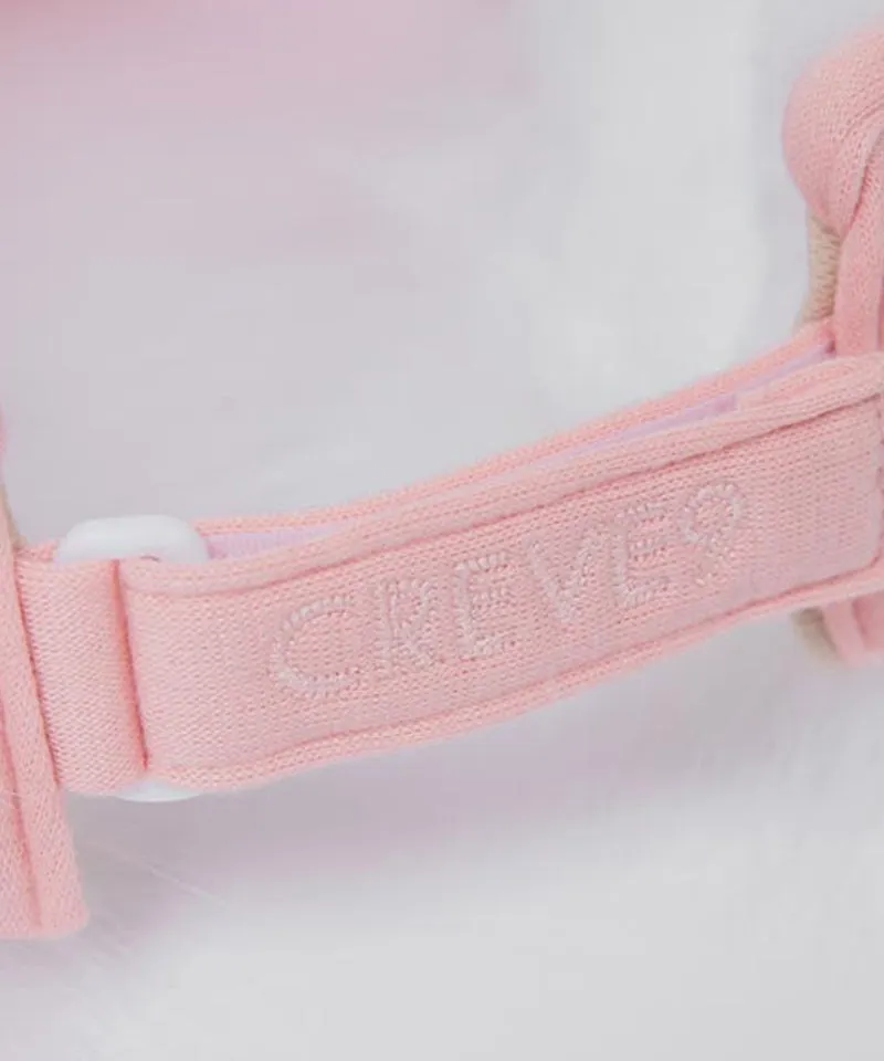 CREVE NINE: Ear-Shaped Fur Visor - Pink