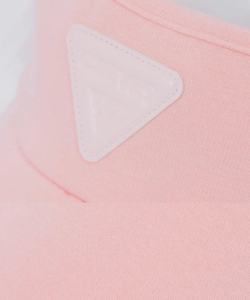 CREVE NINE: Ear-Shaped Fur Visor - Pink