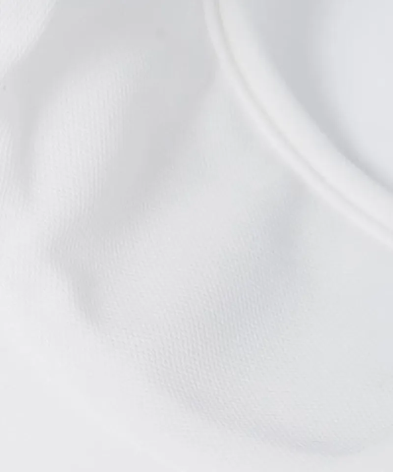 CREVE NINE: Ear-Shaped Fur Visor - White