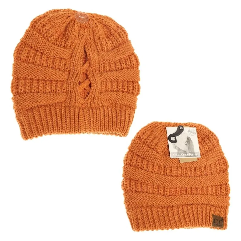 Criss-Cross Knit Beanie CCB1