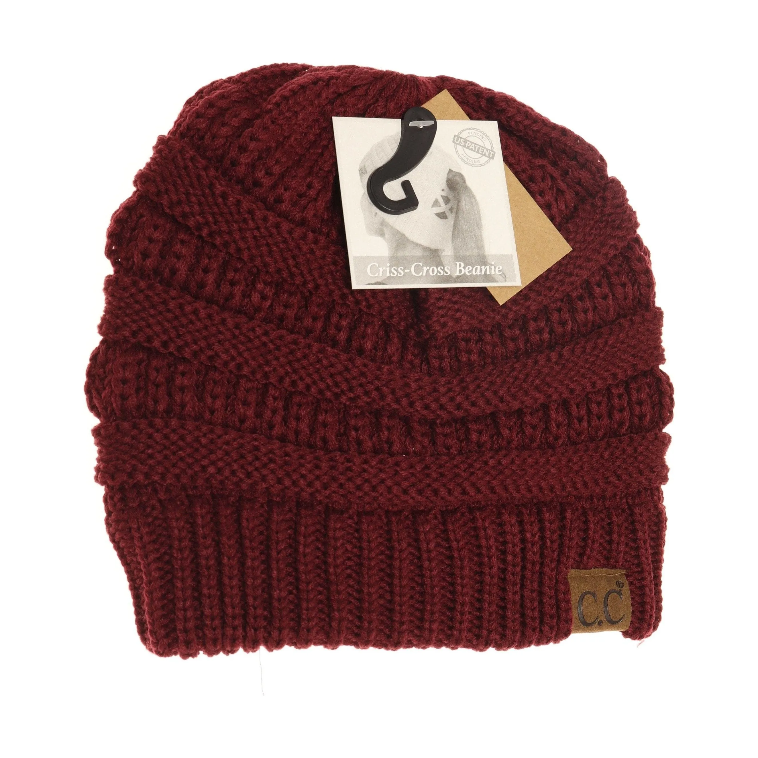 Criss-Cross Knit Beanie CCB1