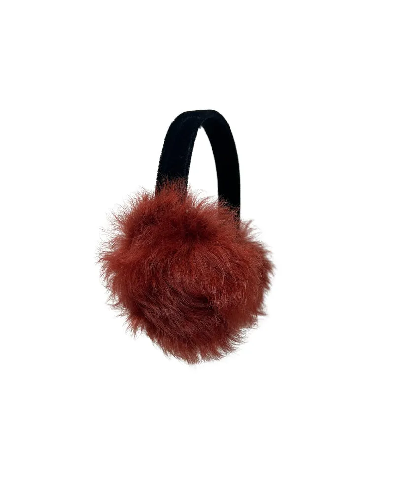Curly Shearling Earmuffs