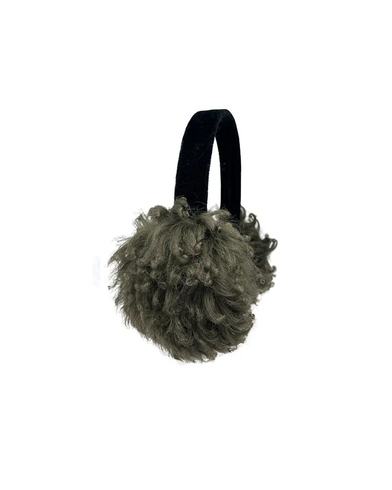 Curly Shearling Earmuffs