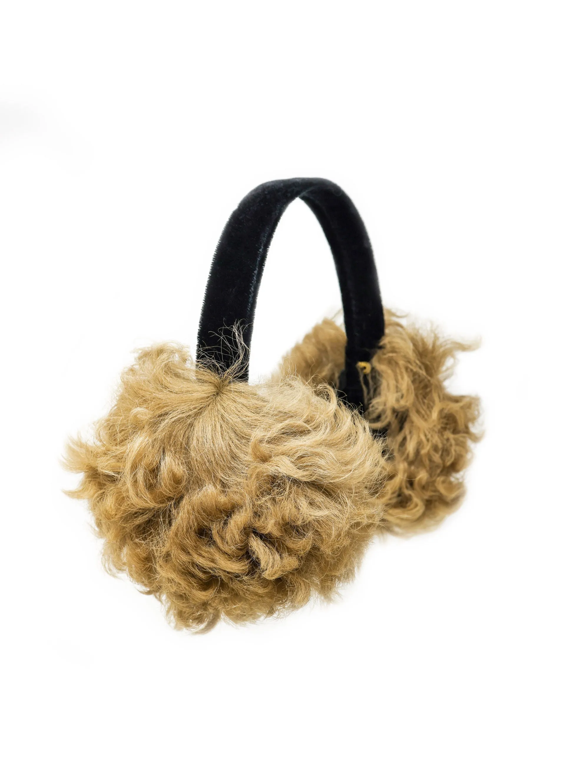 Curly Shearling Earmuffs