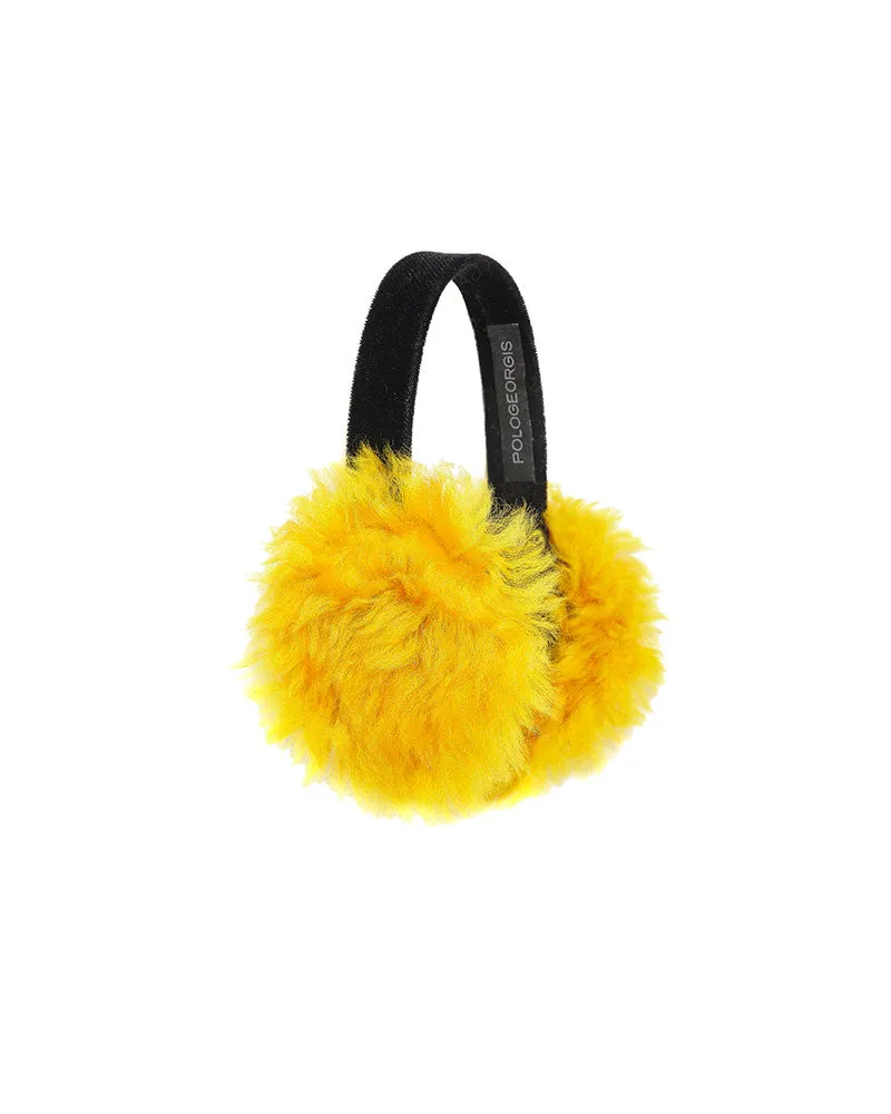Curly Shearling Earmuffs