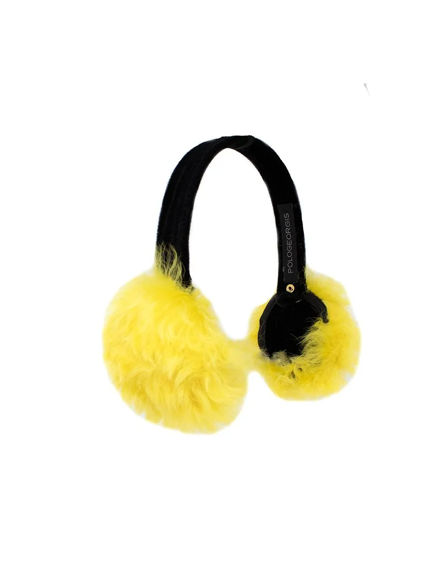 Curly Shearling Earmuffs