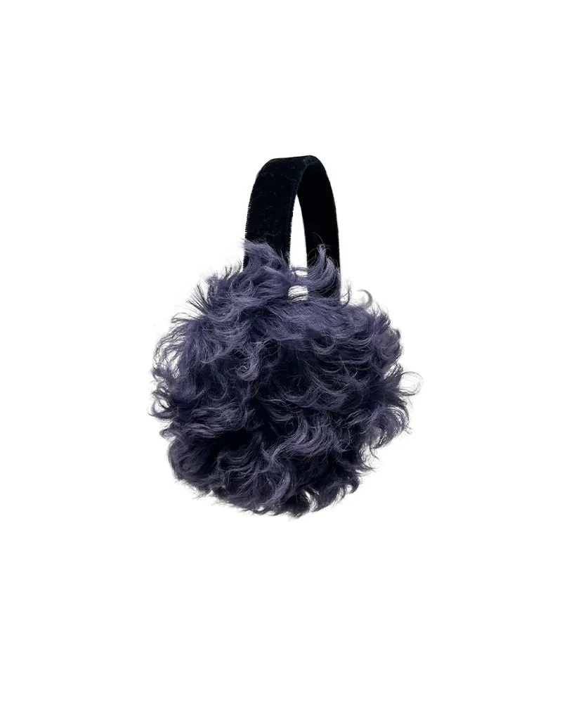 Curly Shearling Earmuffs