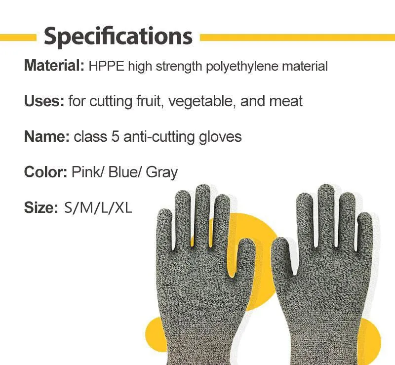 Cut Resistant Gloves(1 Pair)