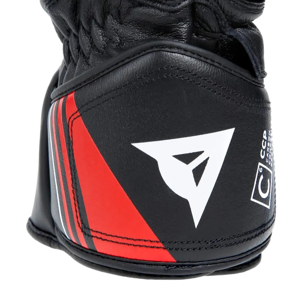 Dainese Druid 4 Leather Gloves Black / Red / White