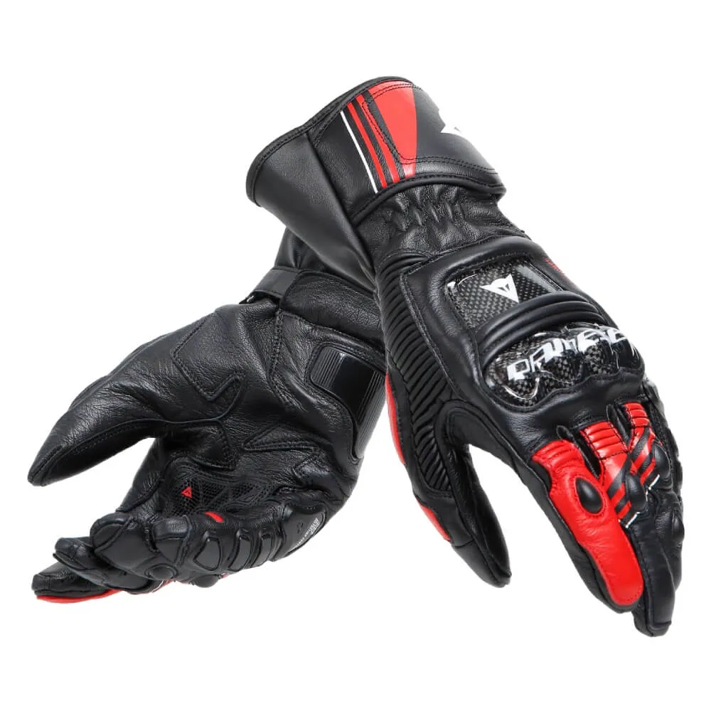 Dainese Druid 4 Leather Gloves Black / Red / White