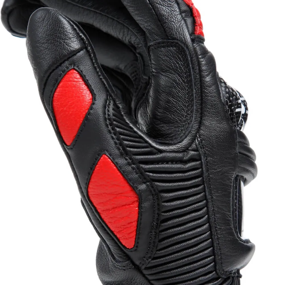 Dainese Druid 4 Leather Gloves Black / Red / White
