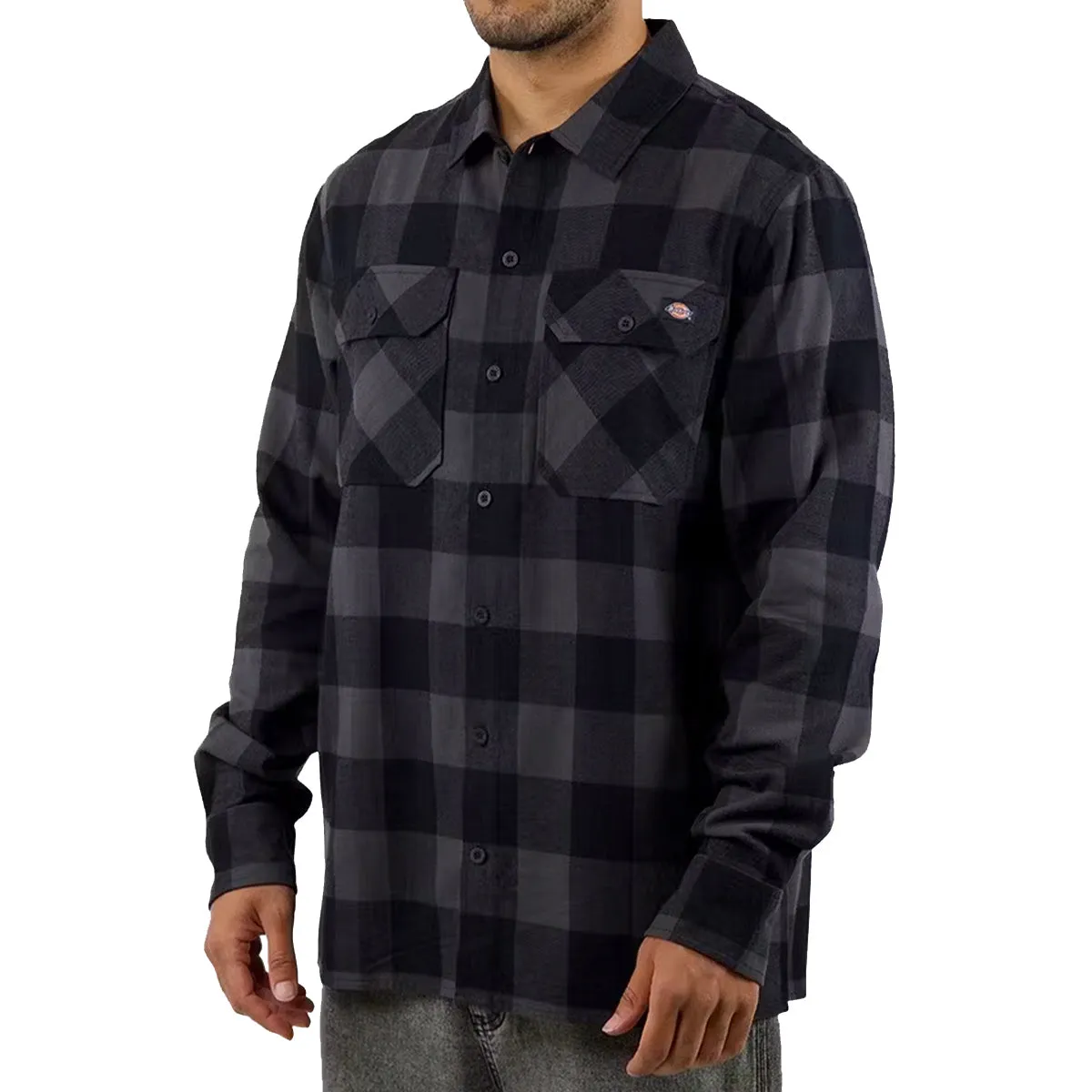 Dickies - Sacremento Flannel Shirt Charcoal