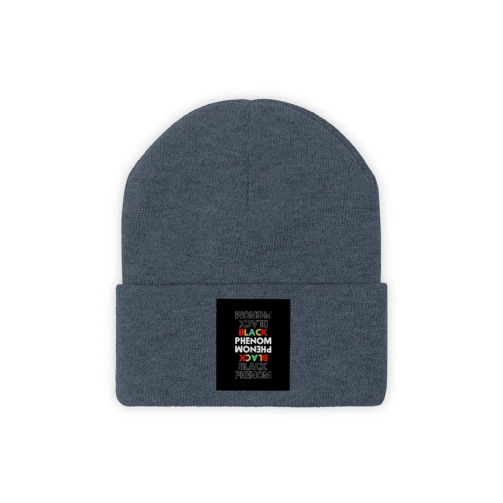 Embroidered Knit Beanie (Black Love Rocks Official - Black Phenom)